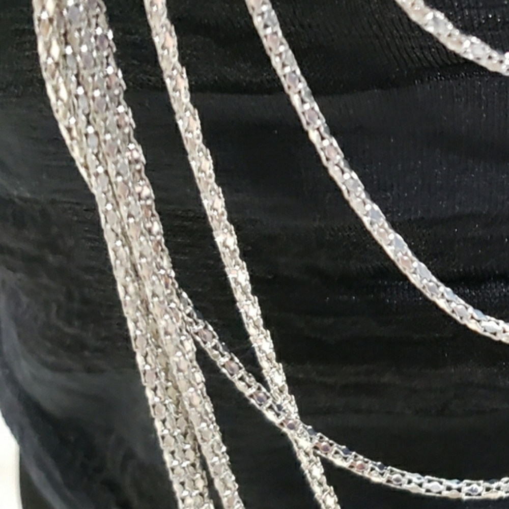 NEW Affection Multi-strand Chain Layered Necklace - Picture 4 of 8